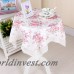 1 unid estilo europeo impermeable Oilproof Floral impreso Lace Edge flor cuadrada algodón mantel para mesa de té pequeña al lado ali-68576471